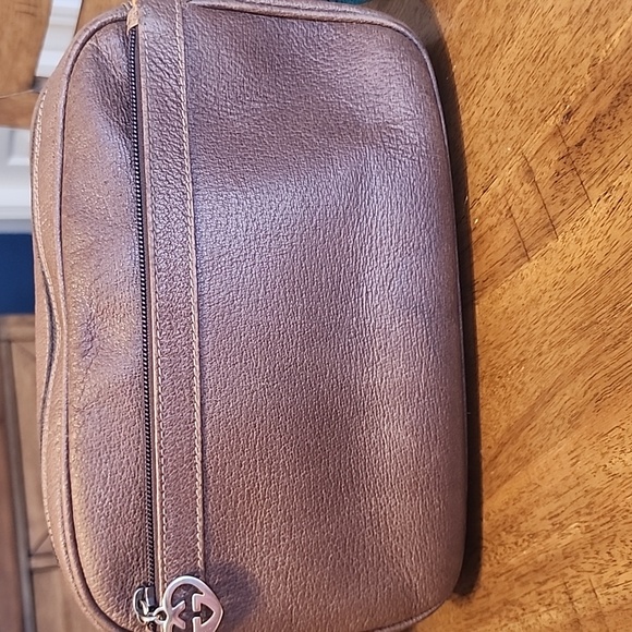 Gucci Brown Leather Crossbody Bag with Green and Red Strap - Picture 3 of 16